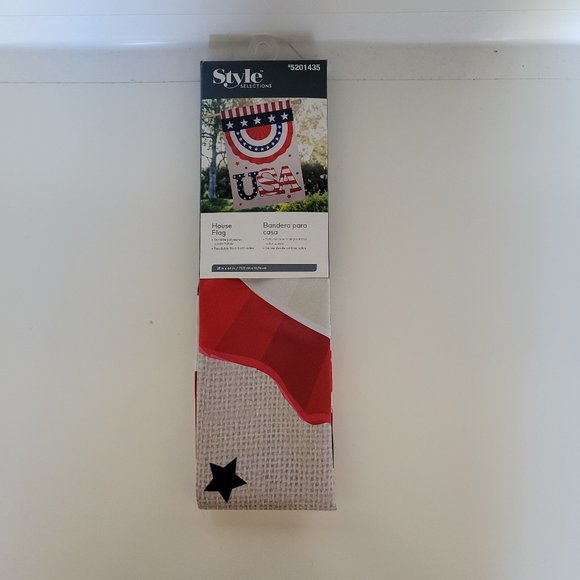Patriotic House Flag/Banner - Picture 2 of 2